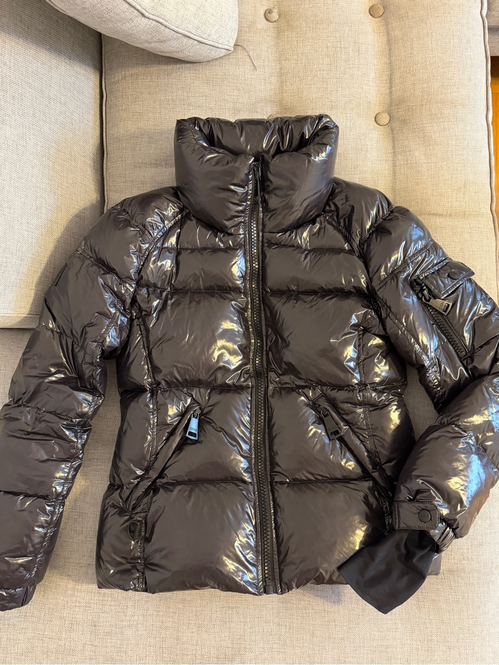 Sam New York  Freestyle Down Puffer Jacket Black Size L